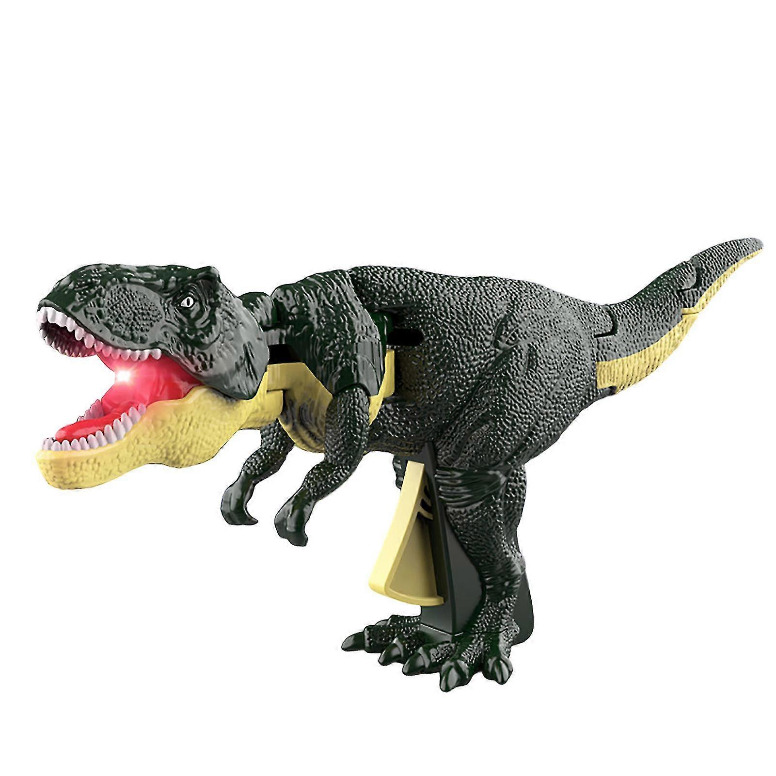 Interactive Swinging Dinosaur Toy with Sound Lights Biting Action Endless Fun Press Dinosaur Toy for Kids 26s