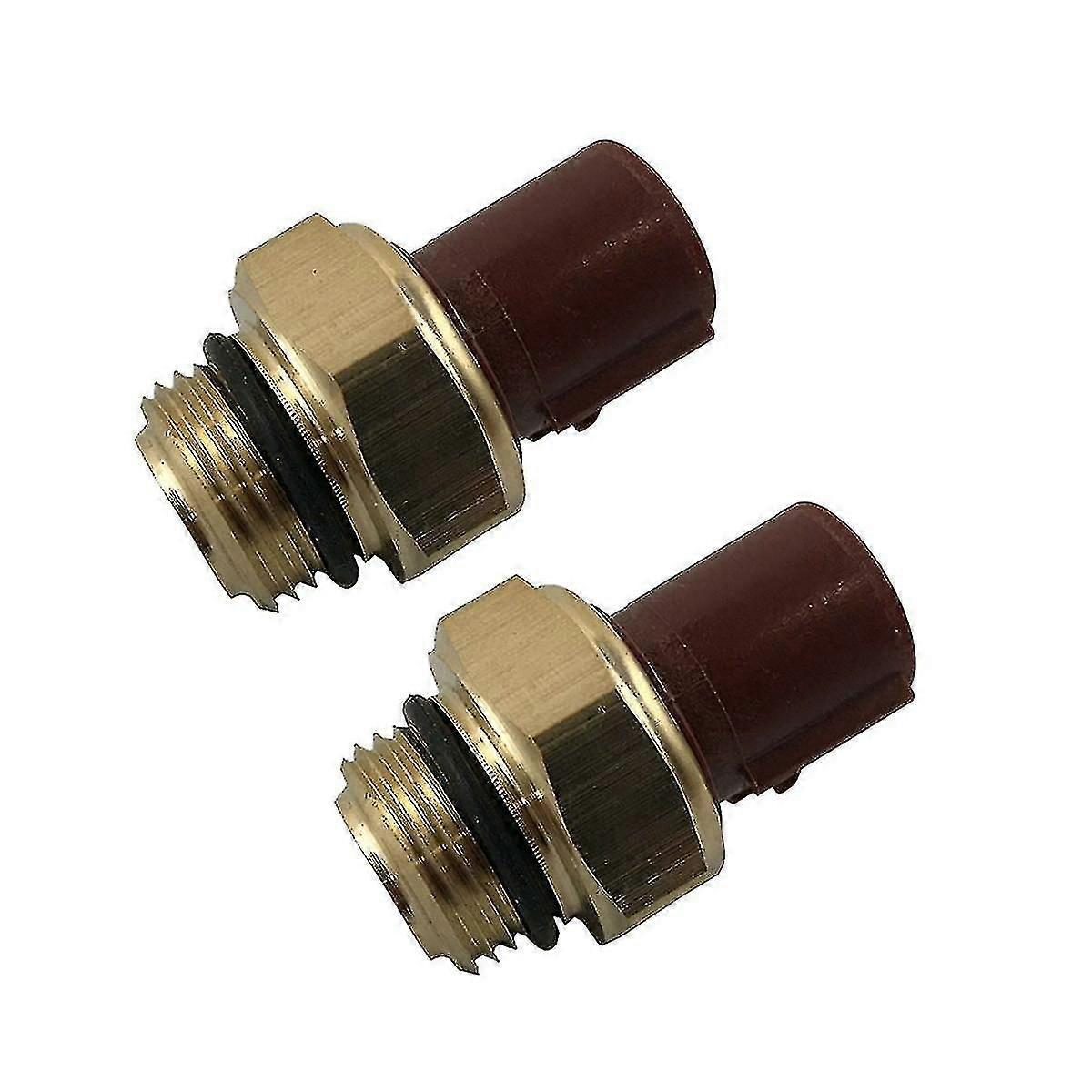 2pcs Radiator Cooling Fan Switch Sensor For 1992-2005 1.3l 1.5l 1.6l 1.7l