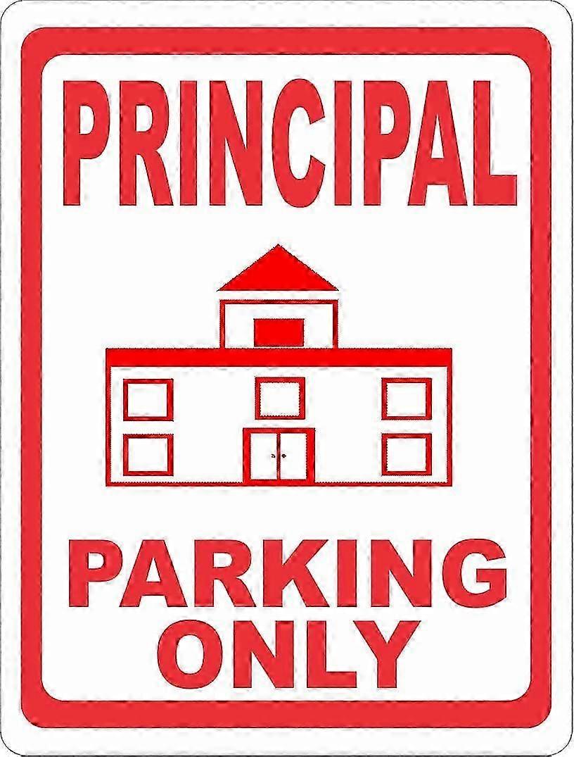 وقوف السيارات الرئيسية فقط لافتة. 8x12 معدن.