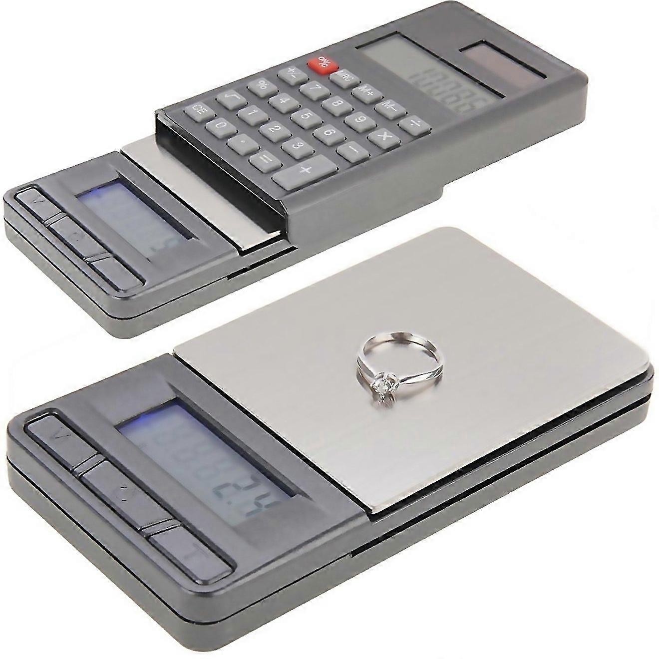 For 2 In 1 Electronic Pocket 1000g X 01g Jewelry Digital Scale Balance Calculator With Digits Lcd Di
