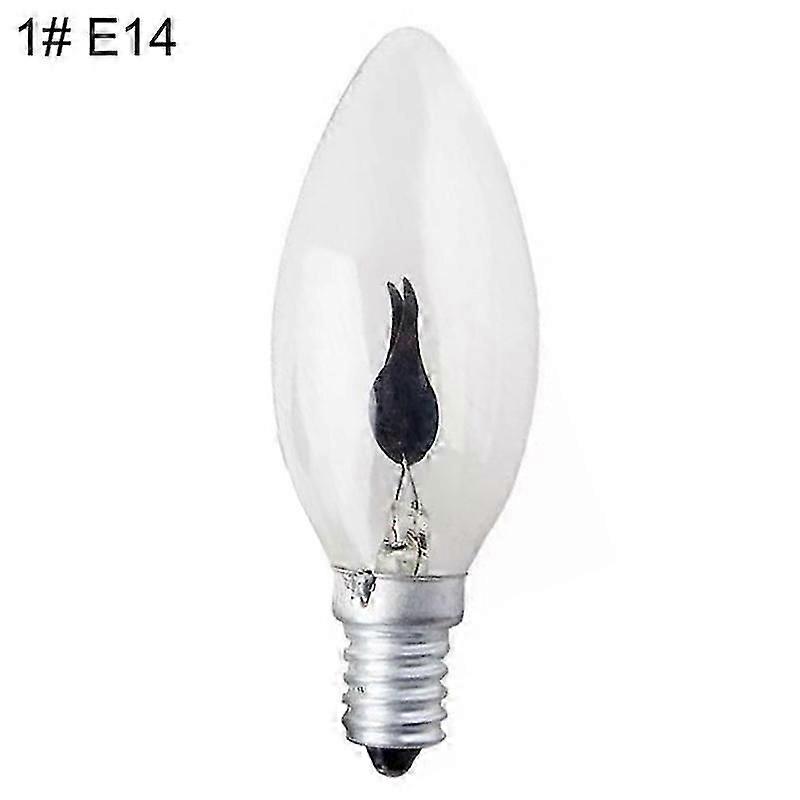 3W 220V E14 / E27 LED محاكاة وميض لهب شمعة ضوء لمبة الديكور JIKAIX
