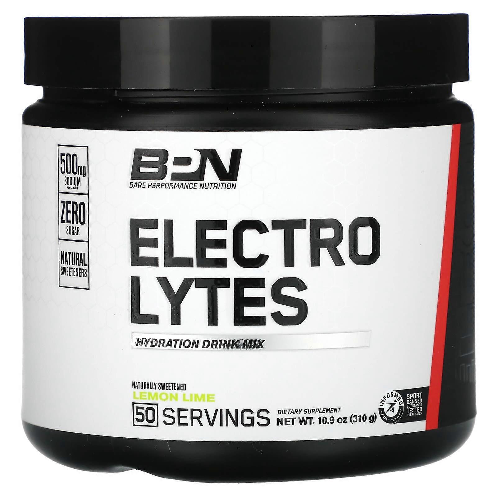 Electrolytes, Hydration Drink Mix, Lemon Lime, 10.9 oz (310 g)