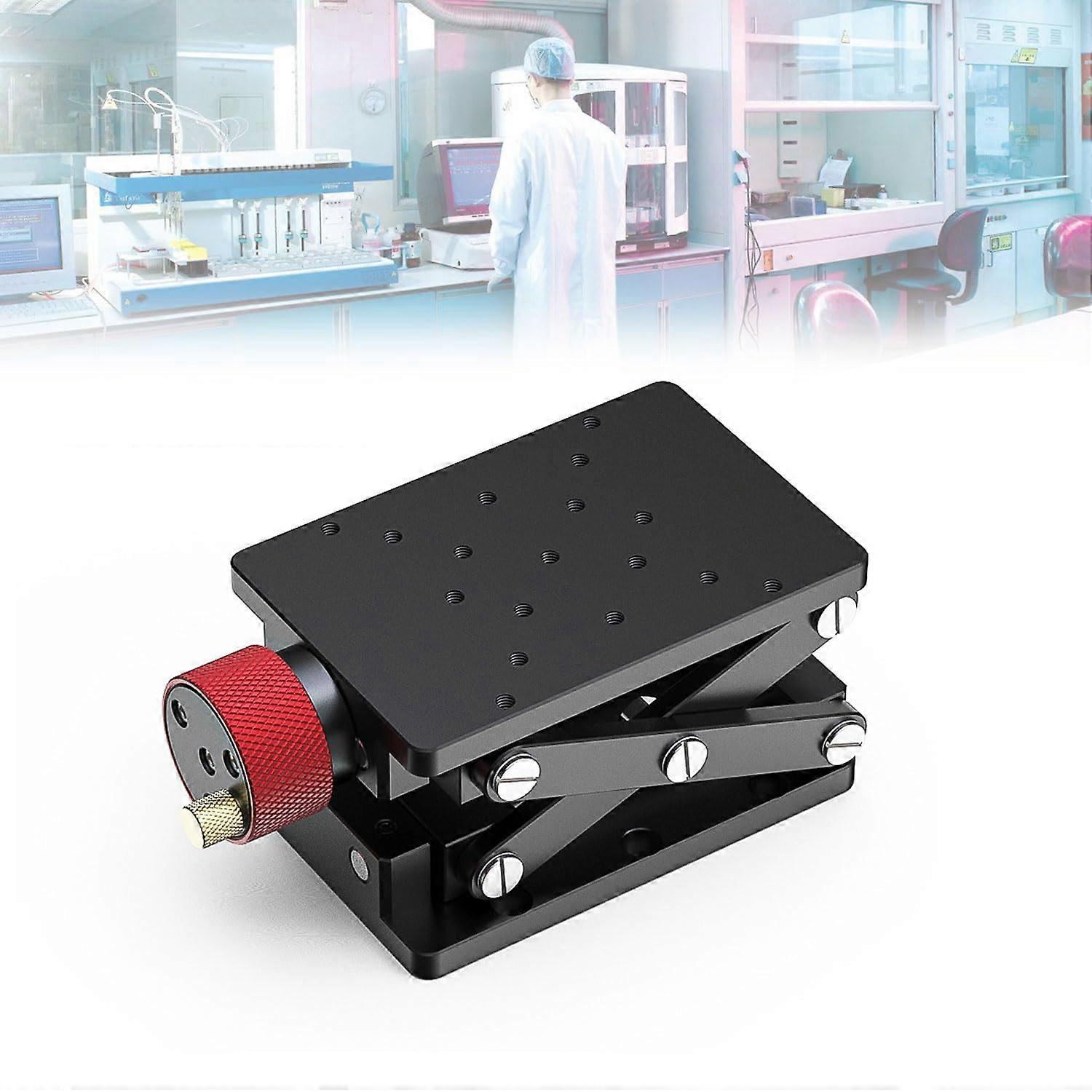 Manual Lift Table Precision Lab Jack Stand ScissorType Lifting Workbench 55mm Lift M5 Hole 148x80mm Base