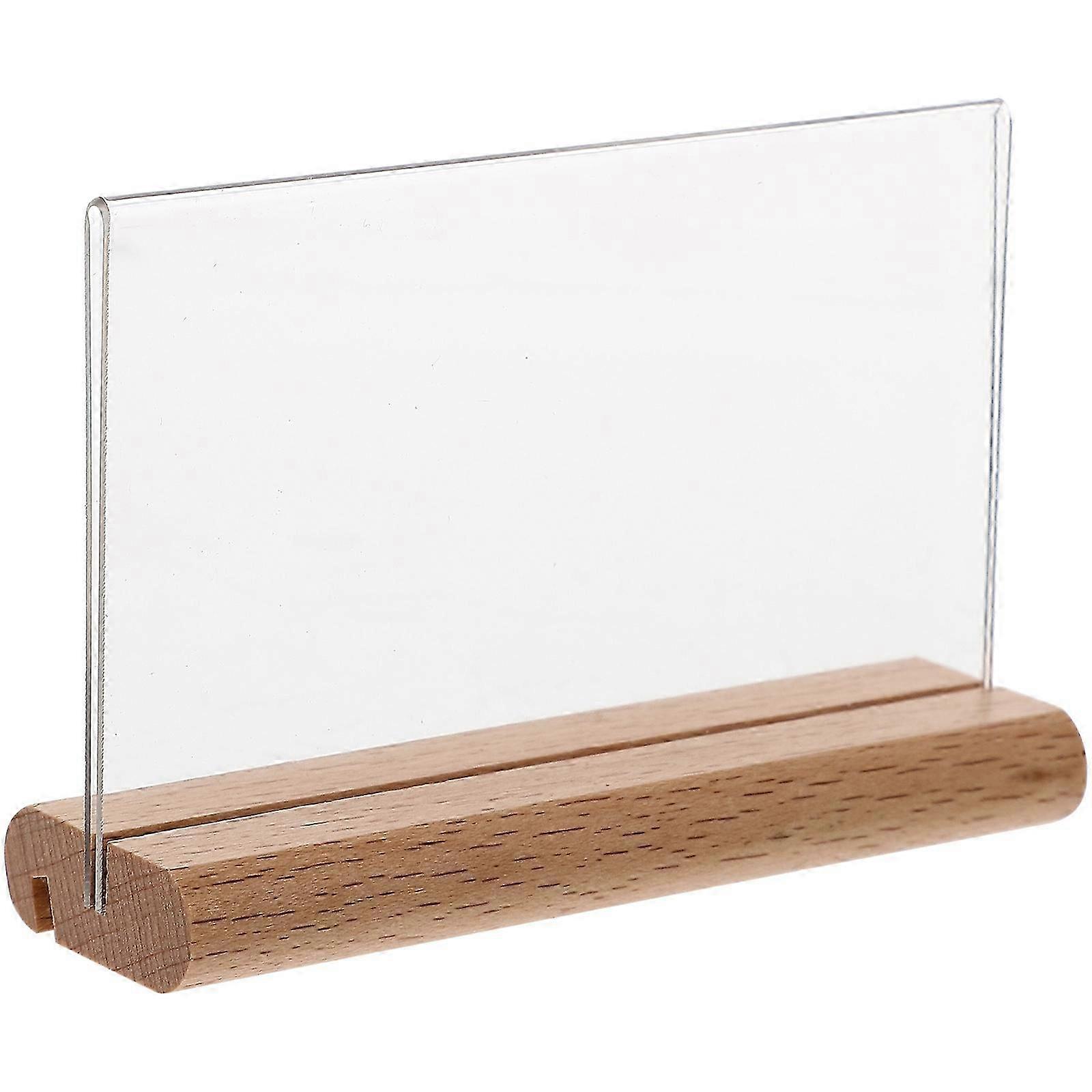 2025 Sign Display Board Label Showing Stand Price Holder Tag Rack Display Board for Restaurant