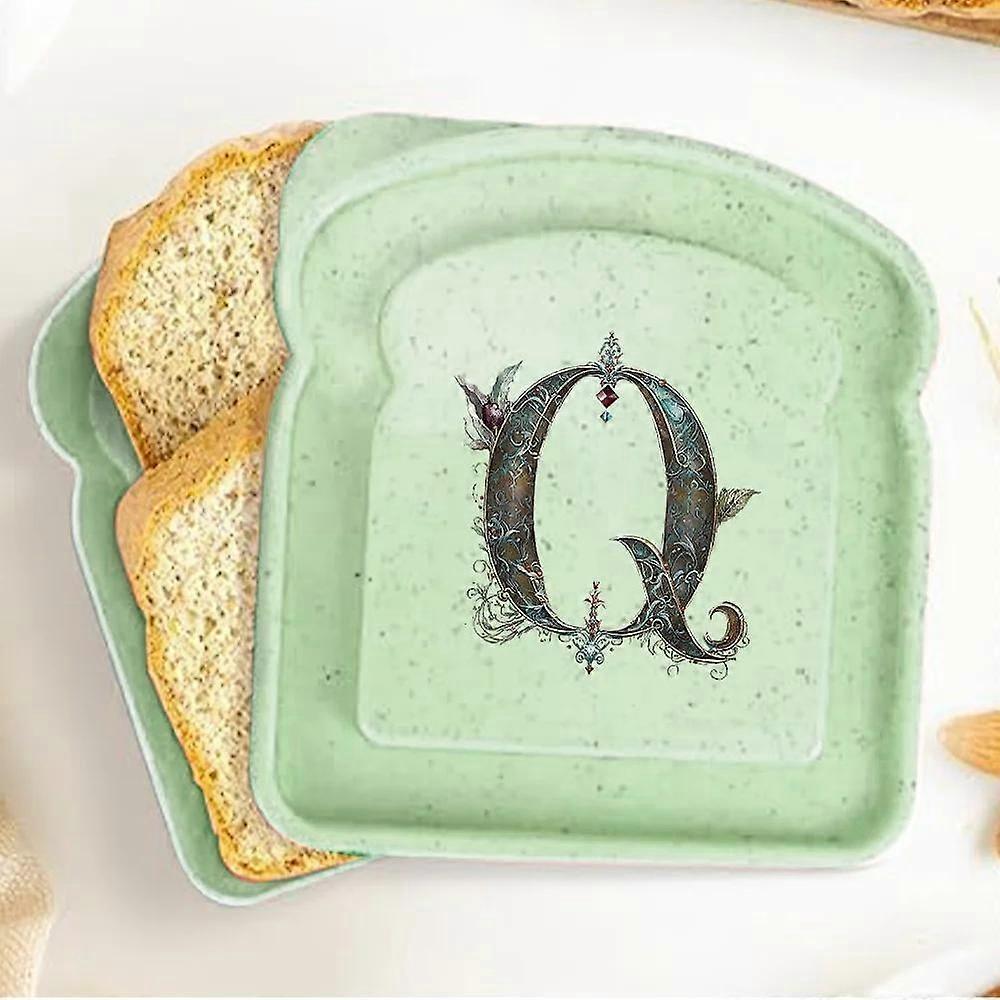 DEKAXID Customizable Toast Keeper With Lid - Fresh Bread Storage Box 26 Letters Available