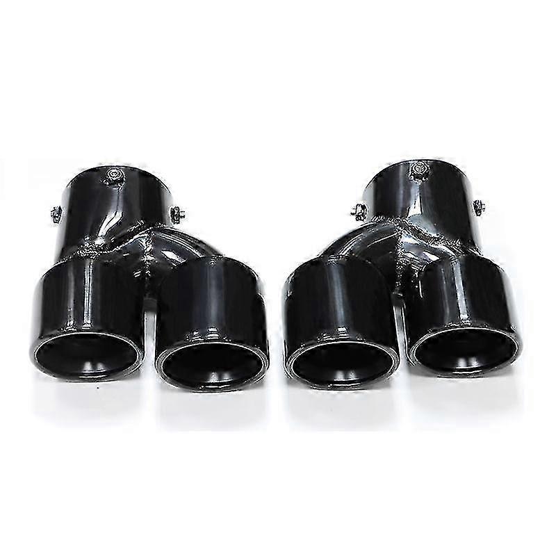 Unique Pipequad Carbon Fiber Tip For Bmw G22 G23 M440i 2021 2022 Dual M Pipe Muffler Tip System Nozzle Tailpipe