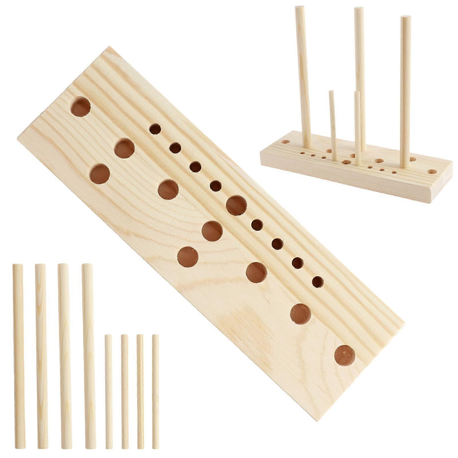 Lzvxtym Bow Maker Wooden Bow Making Tool Adjustable Wood Ribbon Bow Maker Portable Bow Tie Machine Lightweight Bow Maker Tool Pr