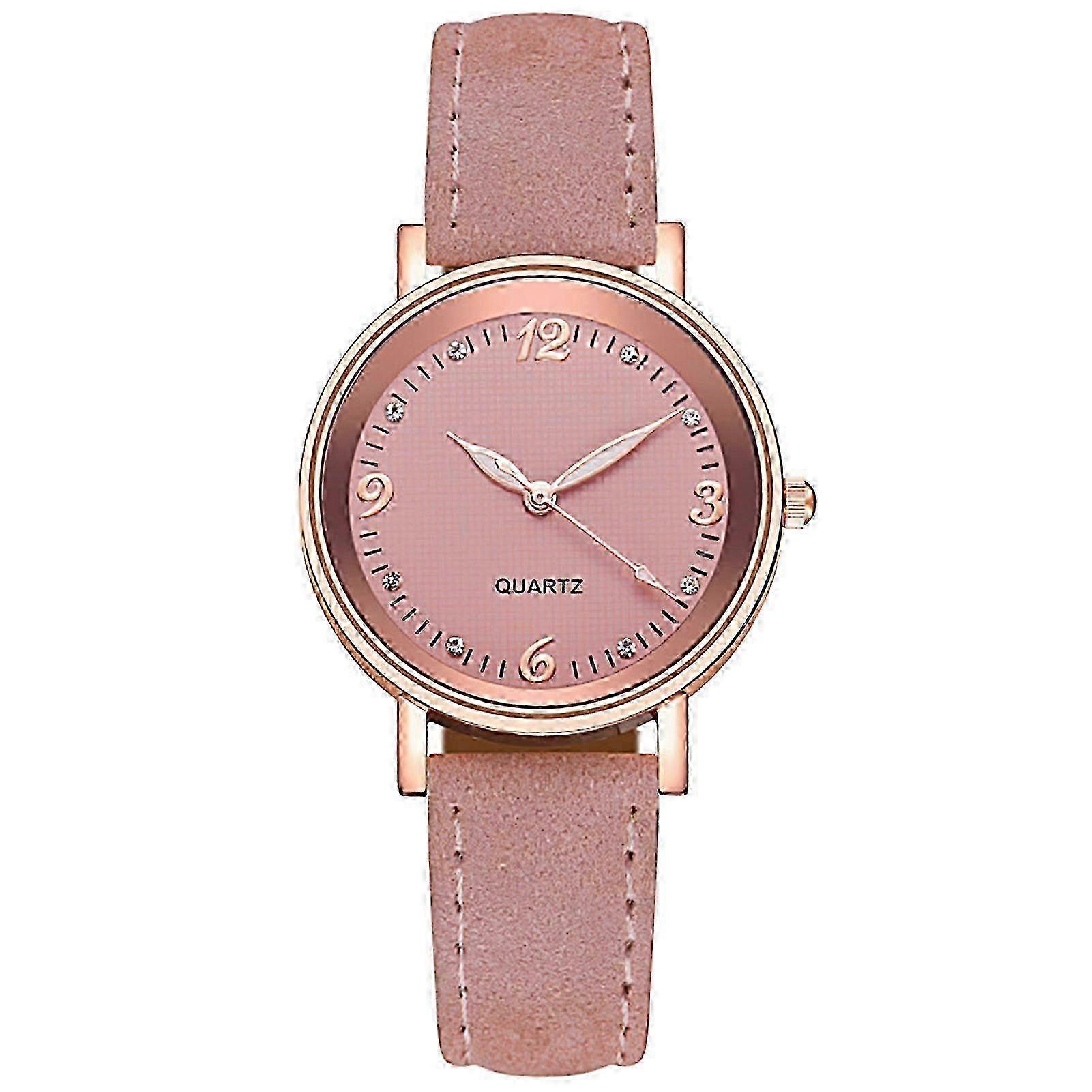 Luminous Quartz Watch Charming Adjustable Holes Pointer Design Bracelet Watch for Daily Wear