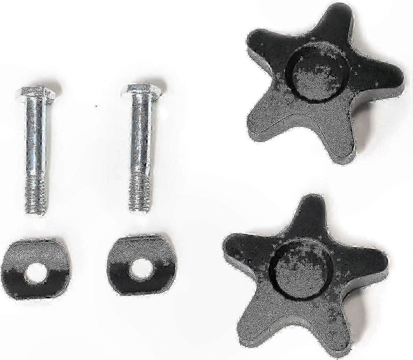 Adjustable Rollator Armrest Knobs and Screws Replacement Kit for Walkers