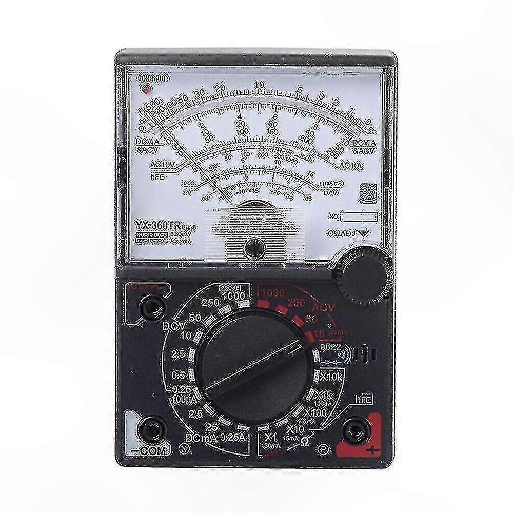 Analogový multimetr YX-360TR s pojistkou a diodovou ochranou pro DC/AC