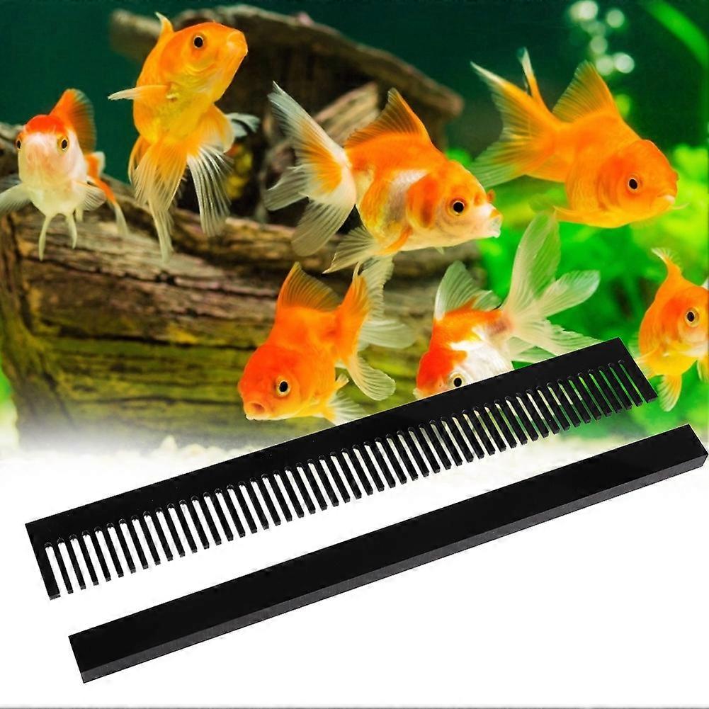320mm Length Black Aquarium Fish Tank Weir Overflow Comb Removable Marine Sump