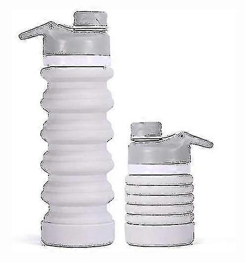 Silicone Foldable Drinking Water Bottle Leak Proof For Camping
