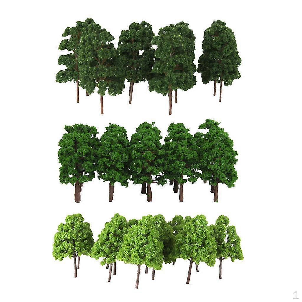 65x plastic.0 Trees Train Park Building Sandtable Accessories