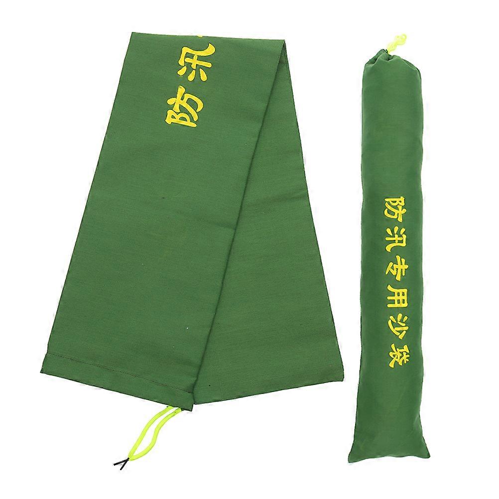 Reusable Flood Barrier Canvas Sandbags for Water Blocking 2Pcs Green Flood Control