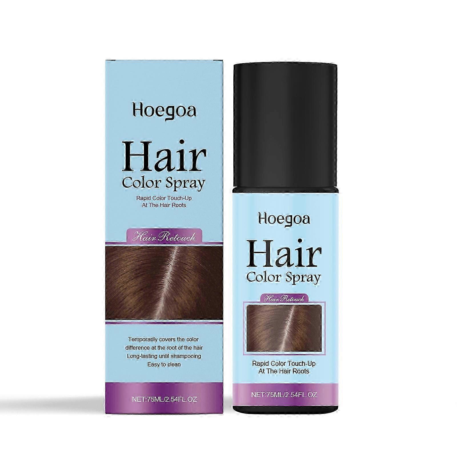Hoegoa Disposable Complementary Color Spray (Light Brown) Provides Long-Lasting Coverage, Is Easy To Clean And Portable, And Is Gentle And Natural For