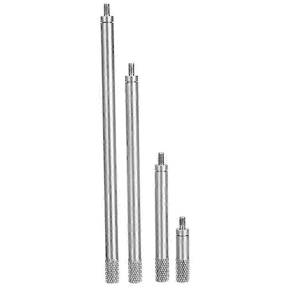 4pcs刻度盘数字指示器高速直径5mm指示器刻度杆延长杆25/50/75/100mm长度M2.5