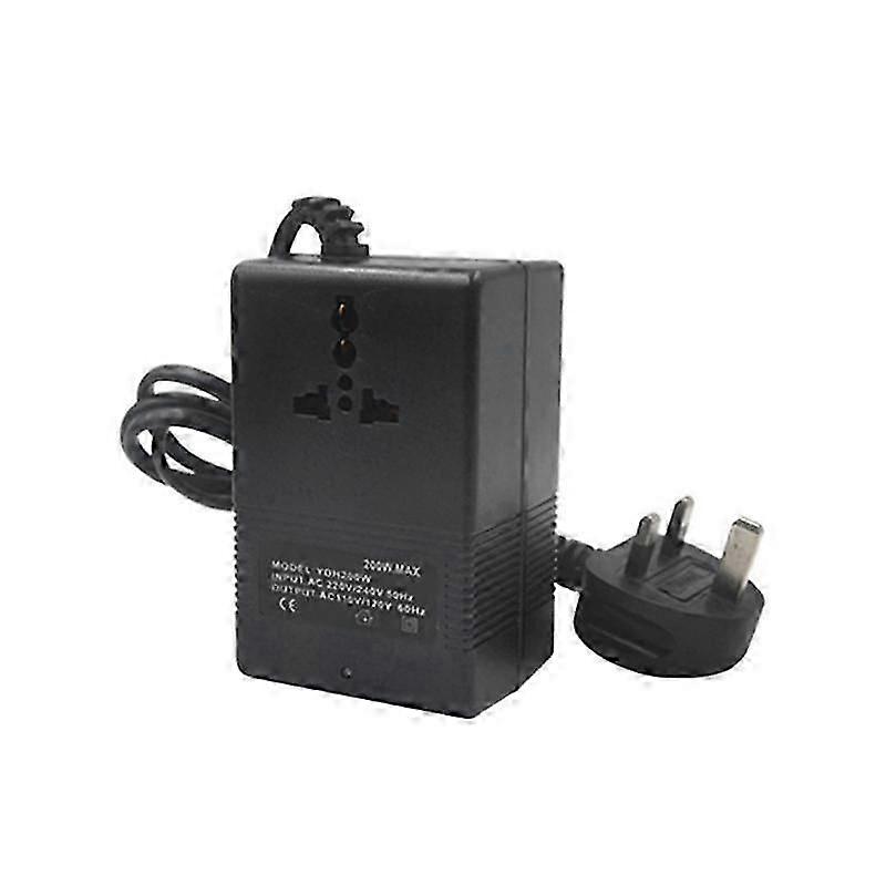 200W Voltage Converter 220V to 110V Transformer Down Transformer Voltage Converter Travel Adapter Plug