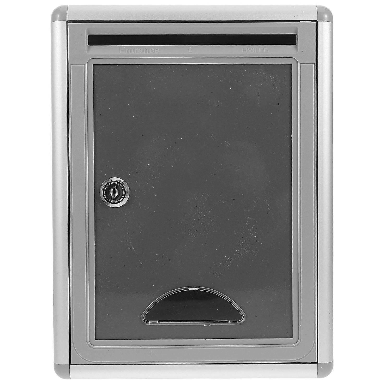 Wall Mounted Lock Box for Secure Outdoor Mail Storage 1Set
