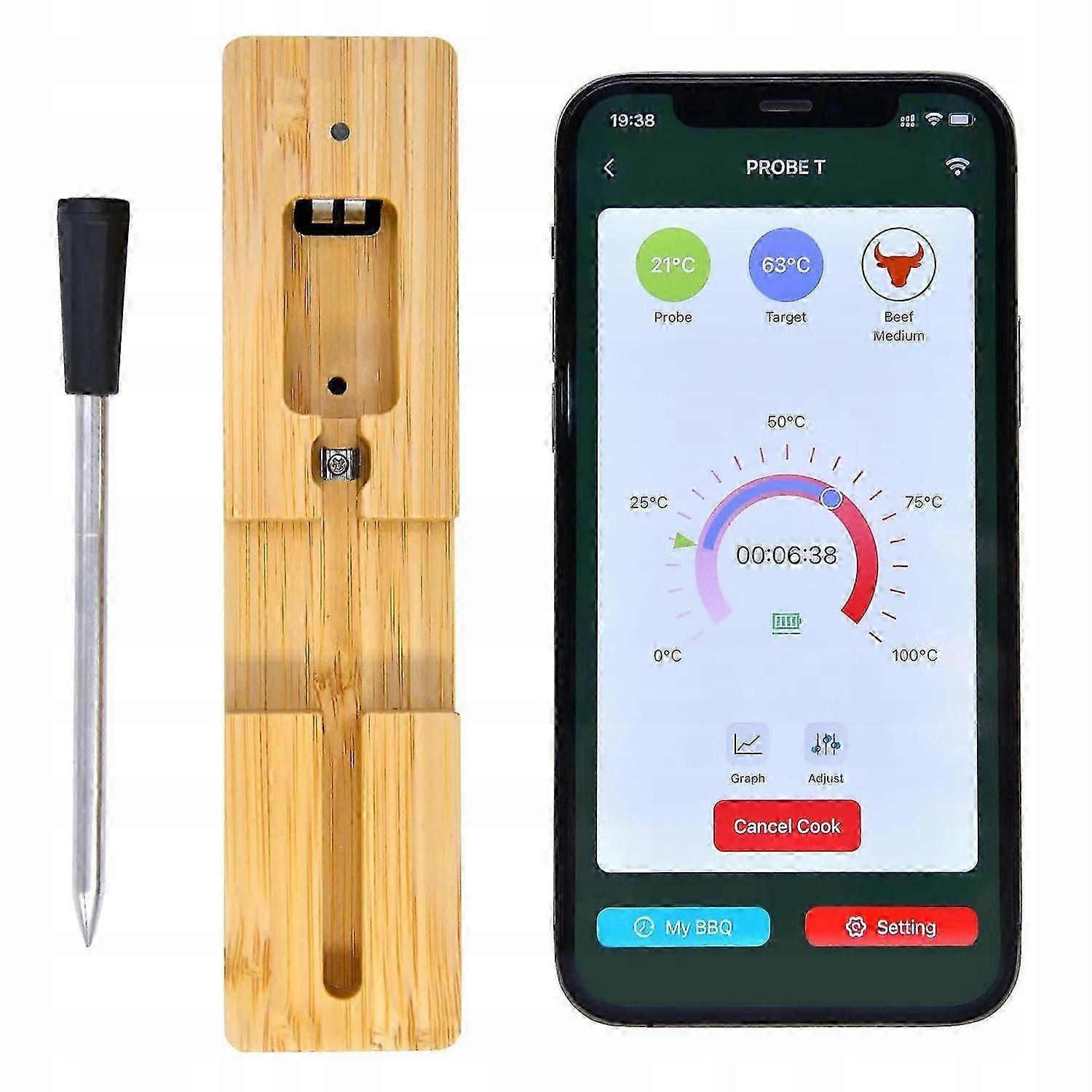 Smart Meat Thermometer With Bluetooth