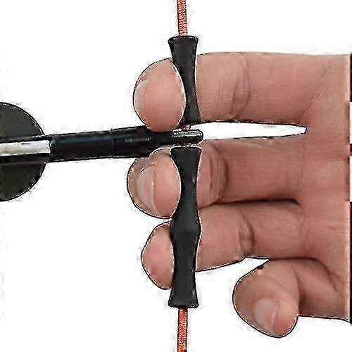 Archery Finger Saver Shooting Hunting Bow String Protector Finger Guards Rubber