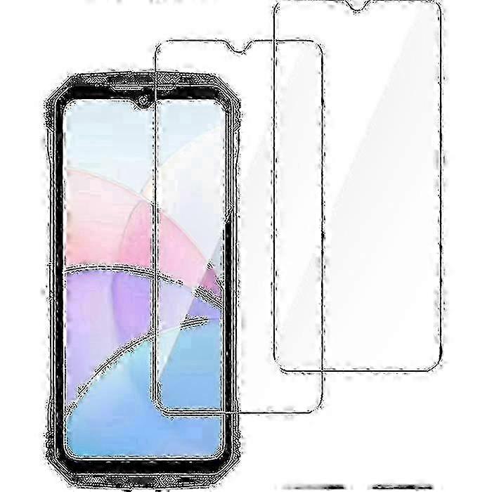 f 2 Pieces Tempered Glass Screen Protector for Doogee S110, HD