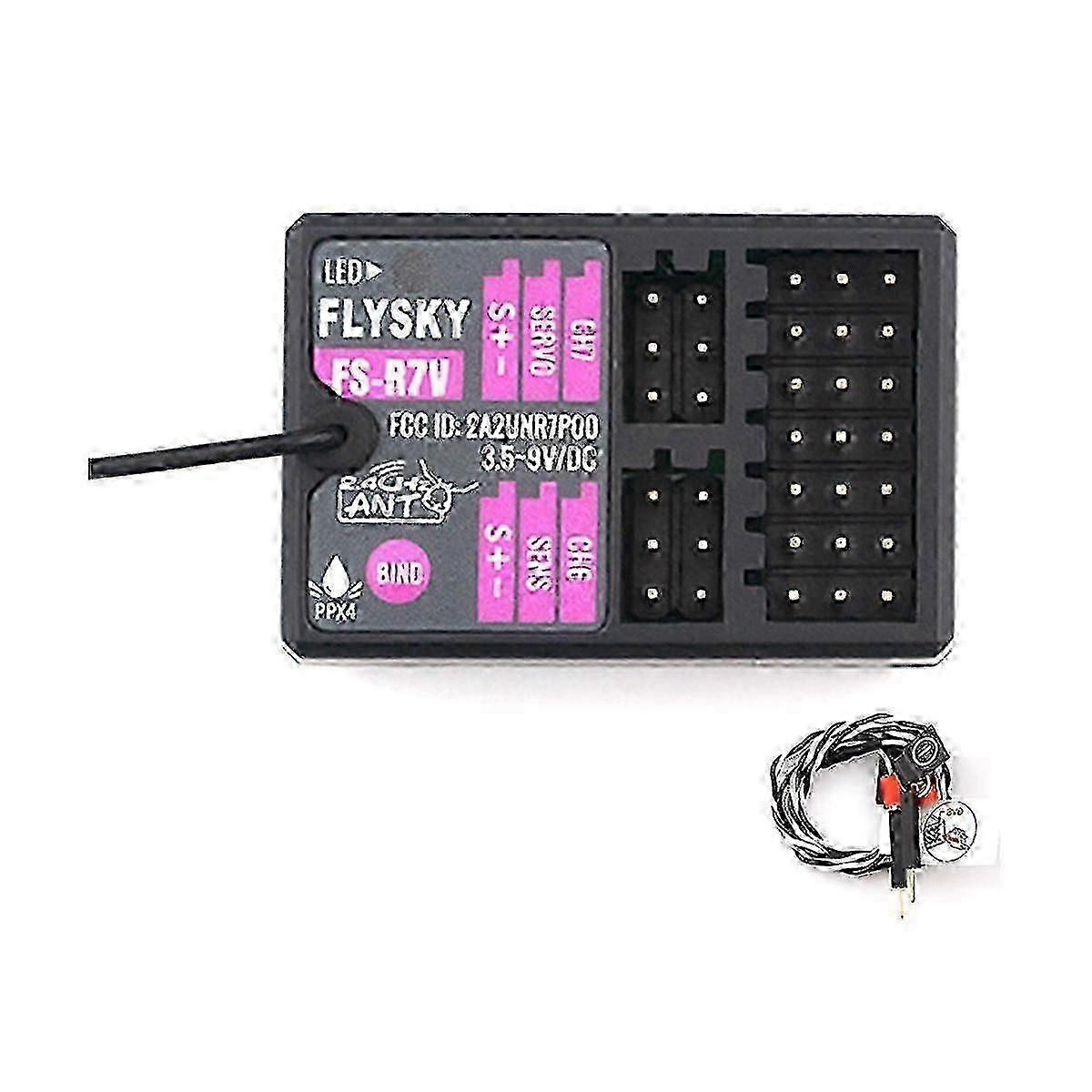 R7V 7 Channel Remote Control Receiver With Built In Gyroscope Compatible With G7P Remote Controller