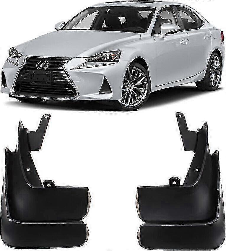 Genuine Full Set Splash Guards Mud Flaps FOR 2014-2020 Lexus IS IS200t 250 IS300