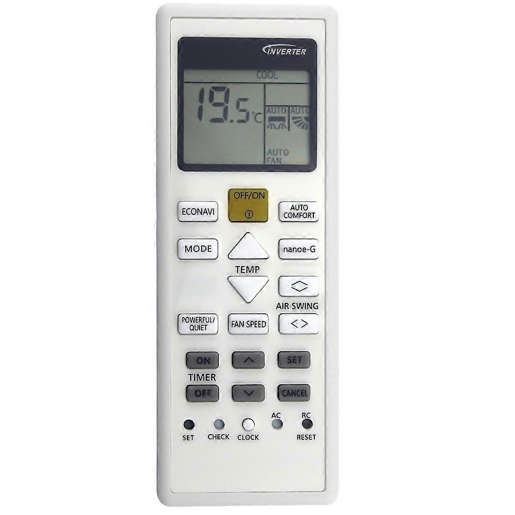 Replace AC Remote Control A75C12650 for Panasonic Air Conditioner A/C Remote Control