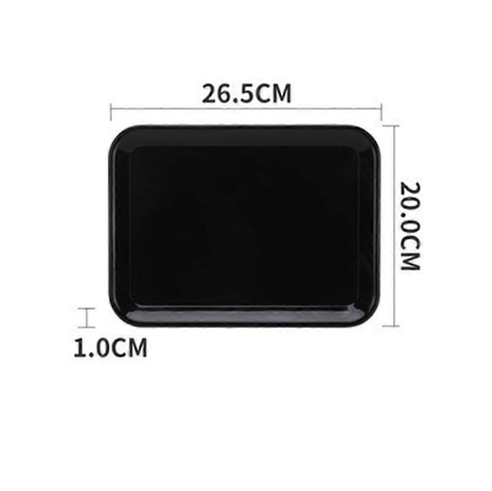 Rectangular Serving Tray Anti Slip Scratch Resistant Plastic Food Serving Tray
