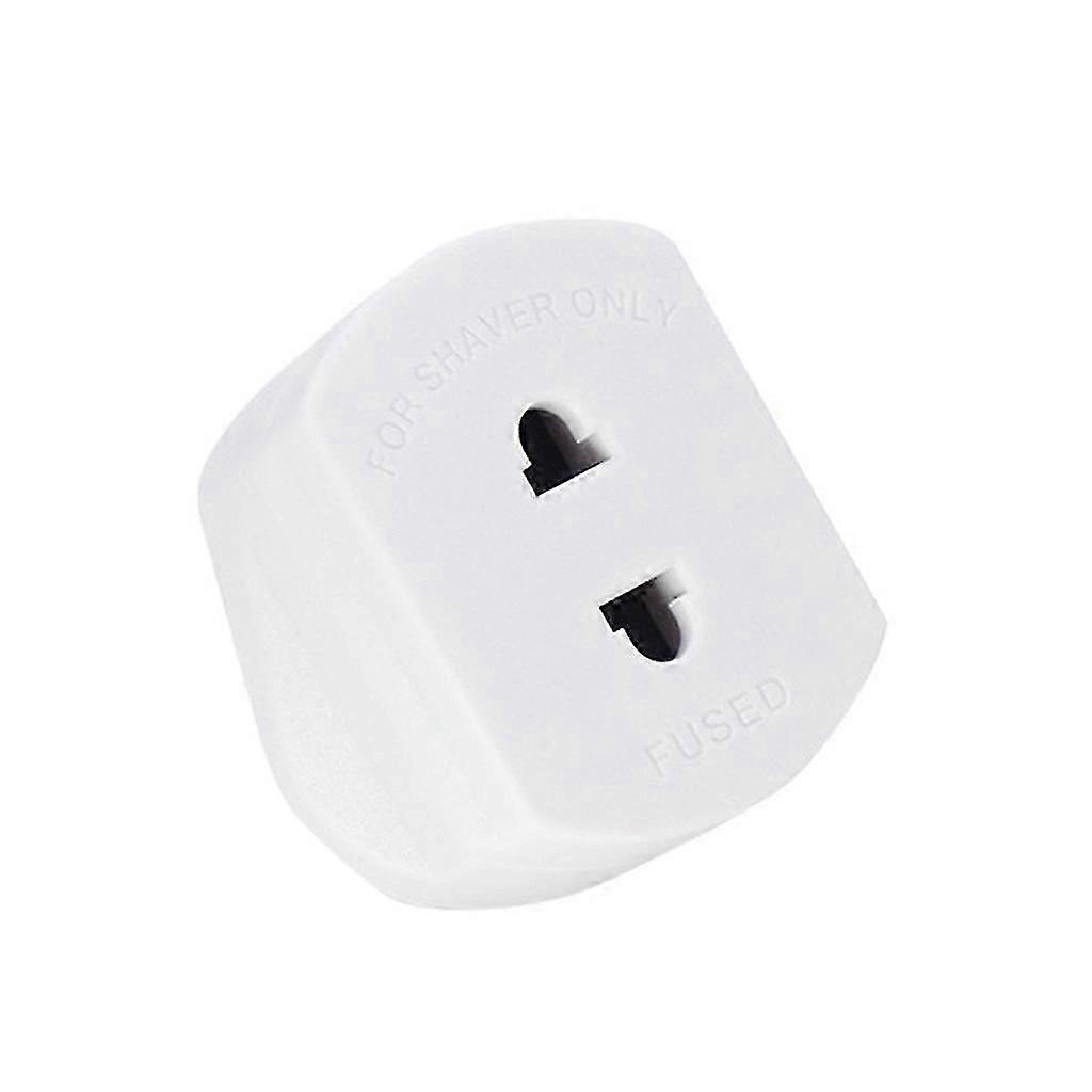 UK to 2-Pin Plug Adapter for Shavers, Toothbrushes & Epilators - Bathroom Use