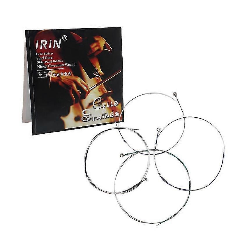 4 String Cello String Sets, Medium Scale Medium Tension Steel Core Warm Tones