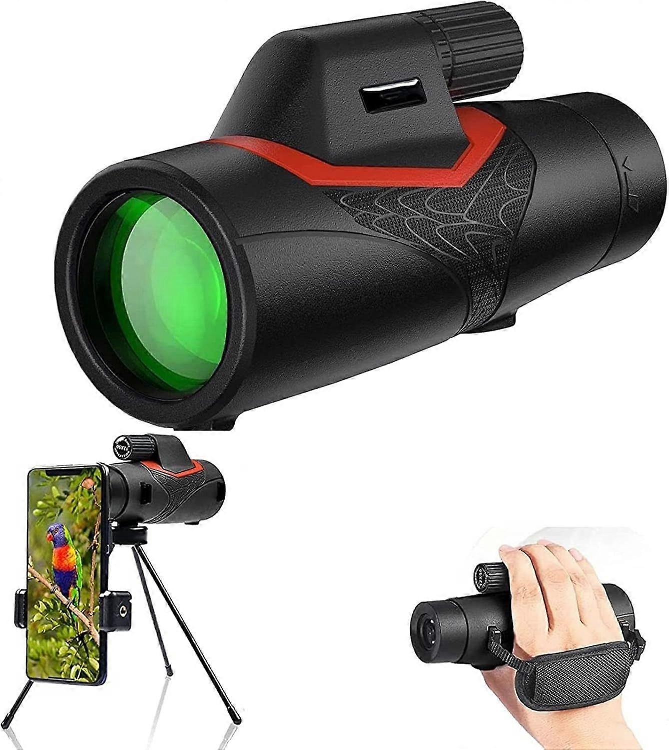 12x50 monocular Telescope monocular for Mobile Phone, monocular Binoculars Waterproof Telescope