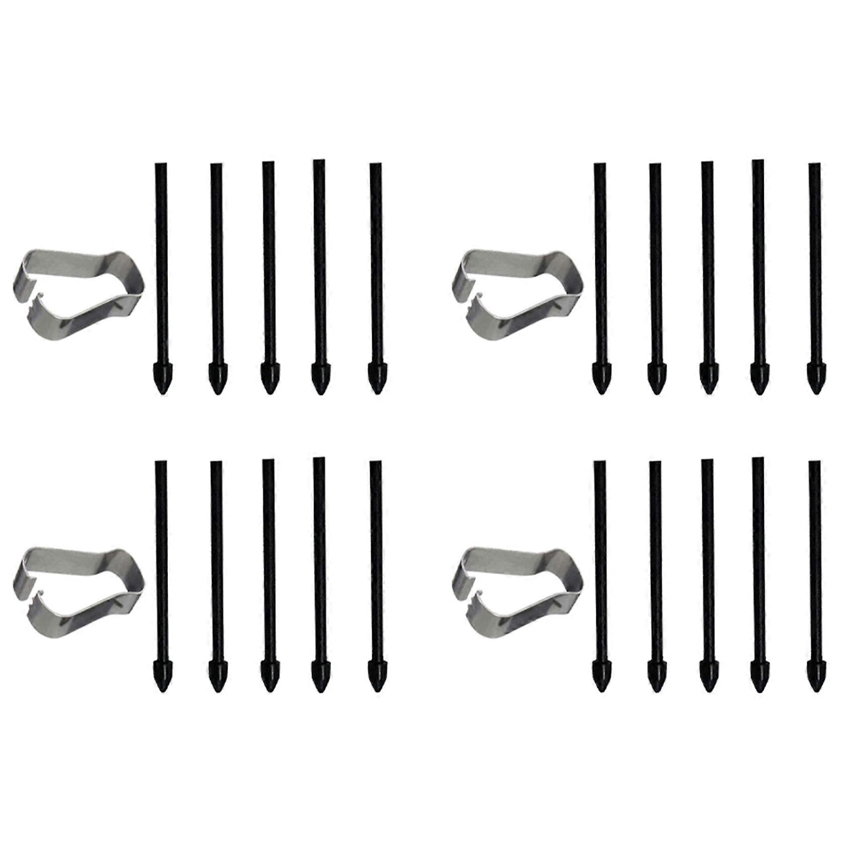 20 Pcs Stylus Refill Replacement Stylus Touch Pen Tip Substite Nib for Samsung Galaxy Note20/Note10/Tab S6/Tab S7-Black