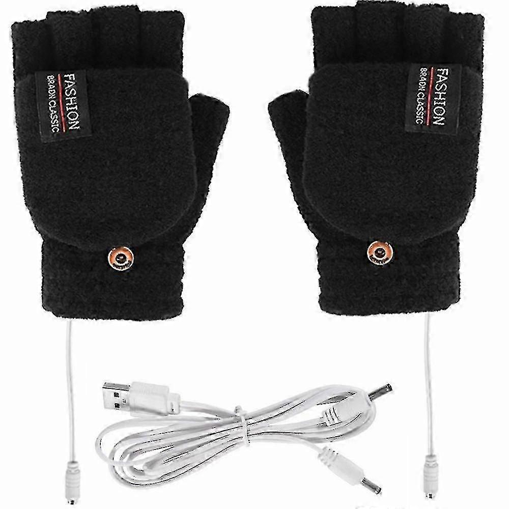 electric heating gloves thermal usb rechargeable hand warmer