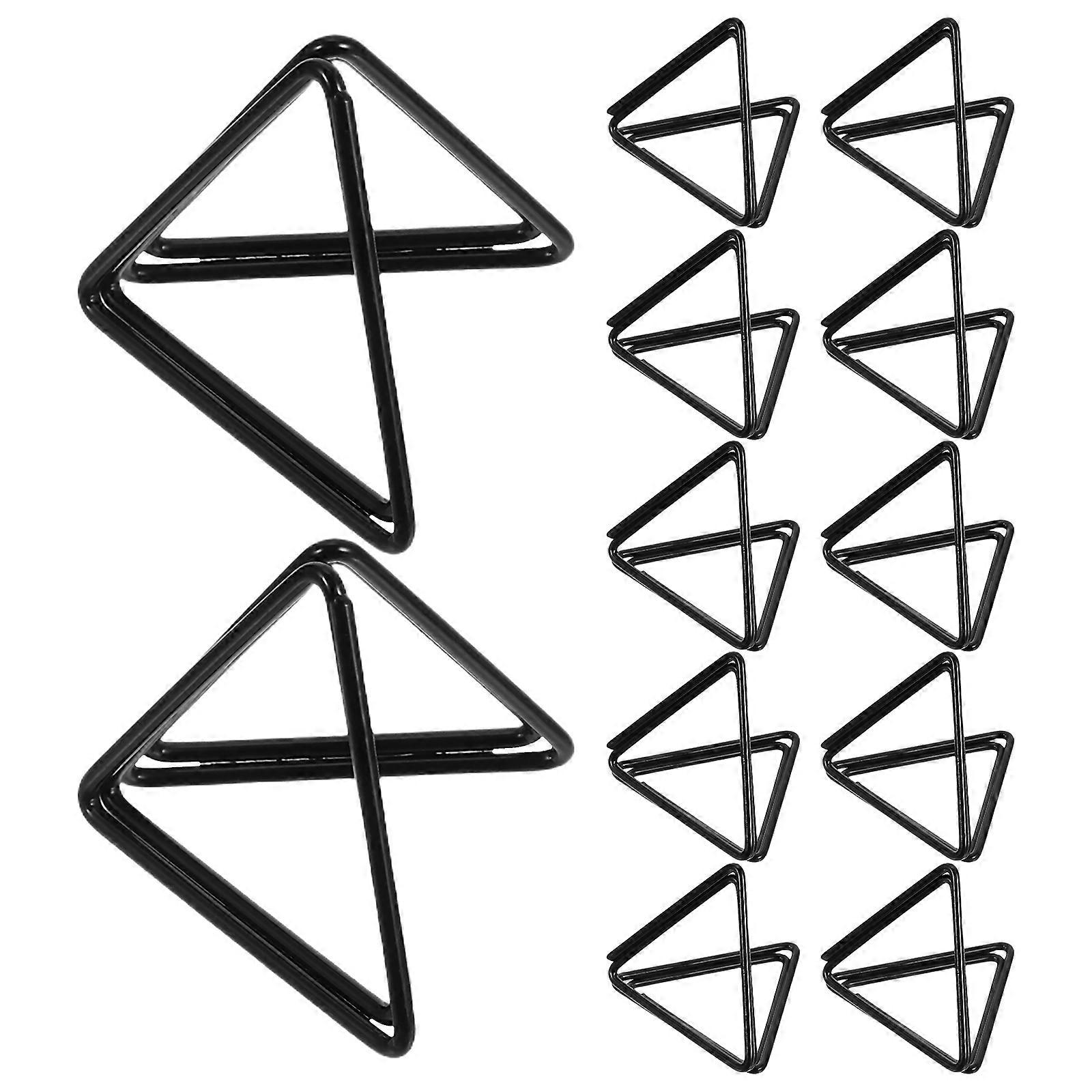 Triangle Table Number Holders Metal Card Holders for Wedding 36Pcs Set