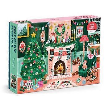 Cozy By The Fireplace 1000 Piece Puzzle - Galison