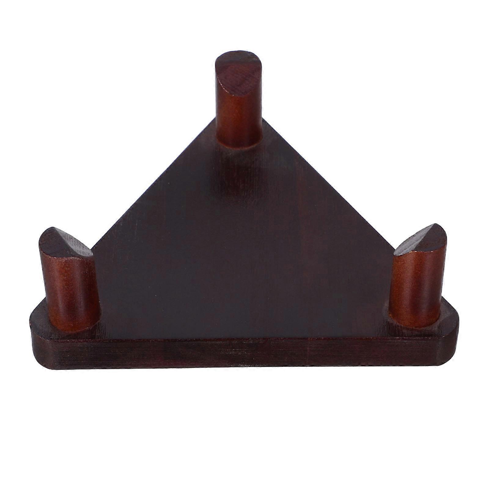 Sports Ball Rack Wood Ball Stand for Display with Triangular Durable Design