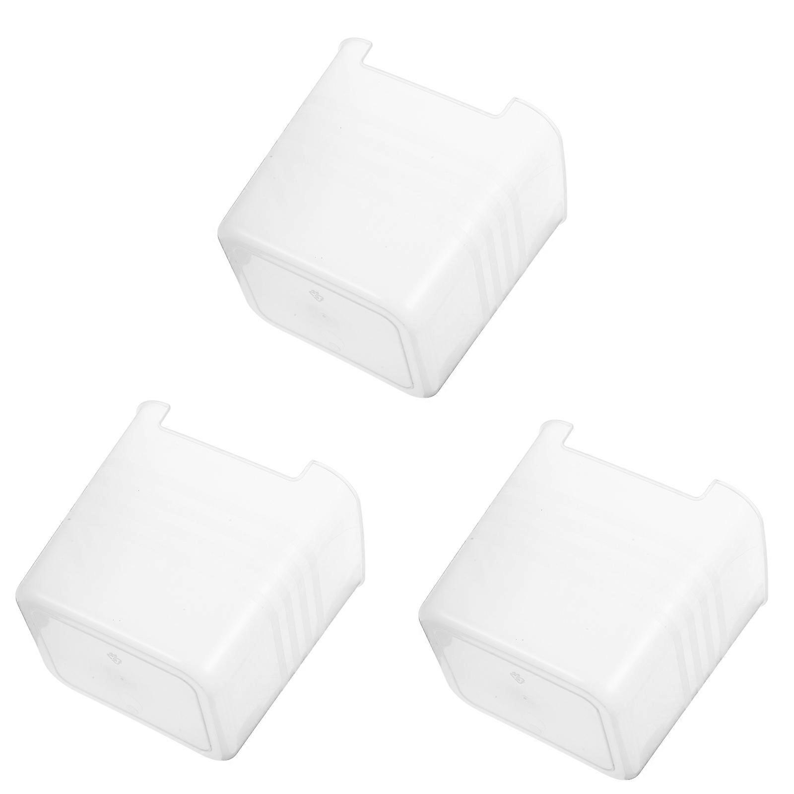 Transparent Refrigerator Organizer Set for Storage Use 3pcs PP Material Optimized