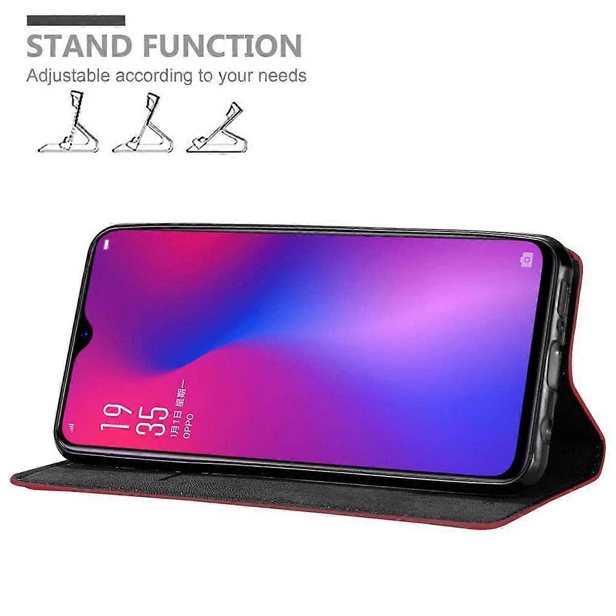 Oppo R17 Case - Protective Case with Stand Function and Card Slot