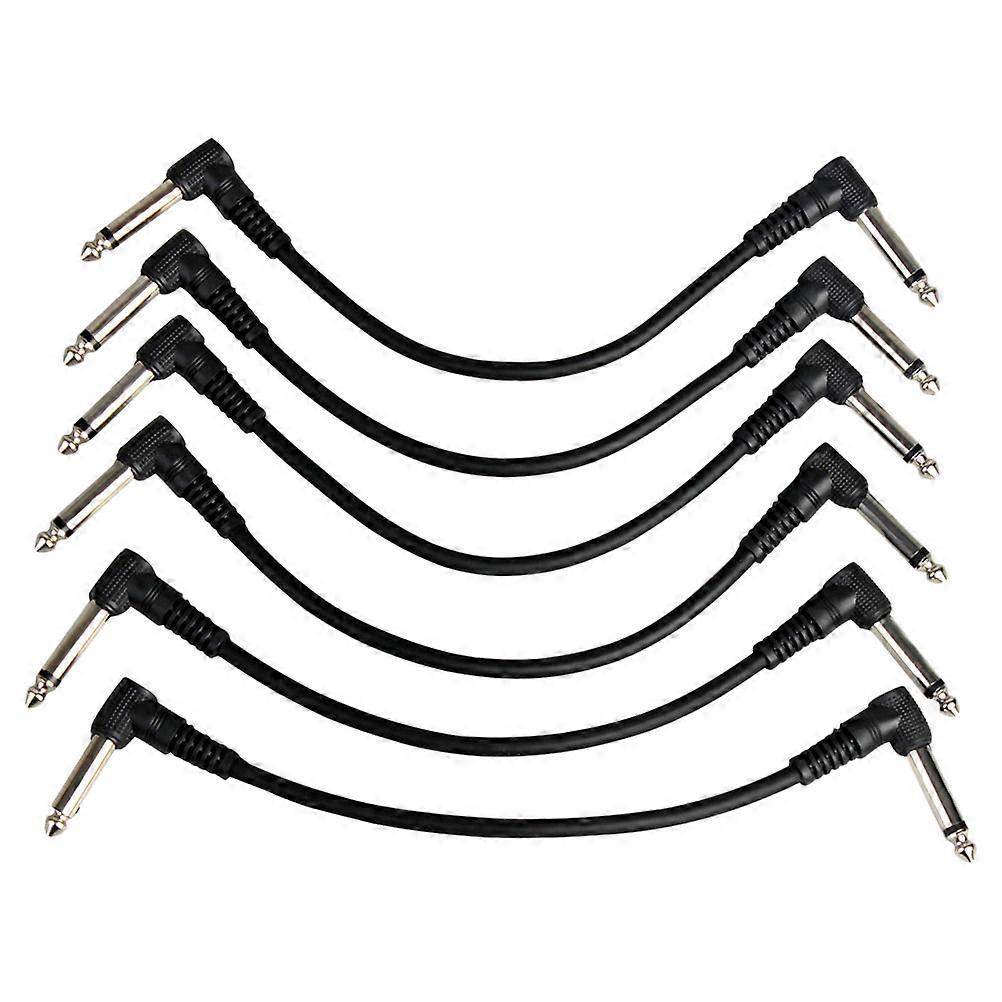 Cable Right to Right Instrument Cables for Connecting Device 12Pcs Black