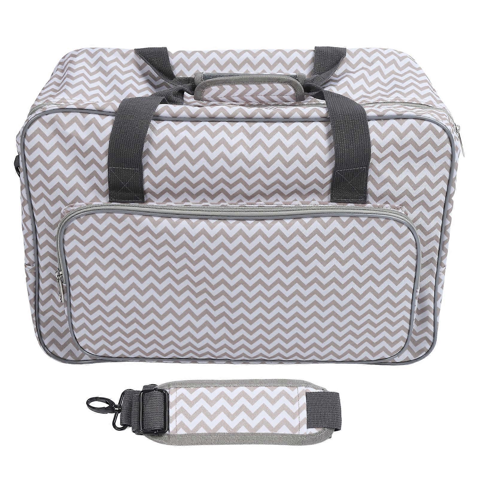 Sewing Machine Case Large Capacity Universal Portable Sewing Machine Carrying Bag With Removable Shoulder Strap