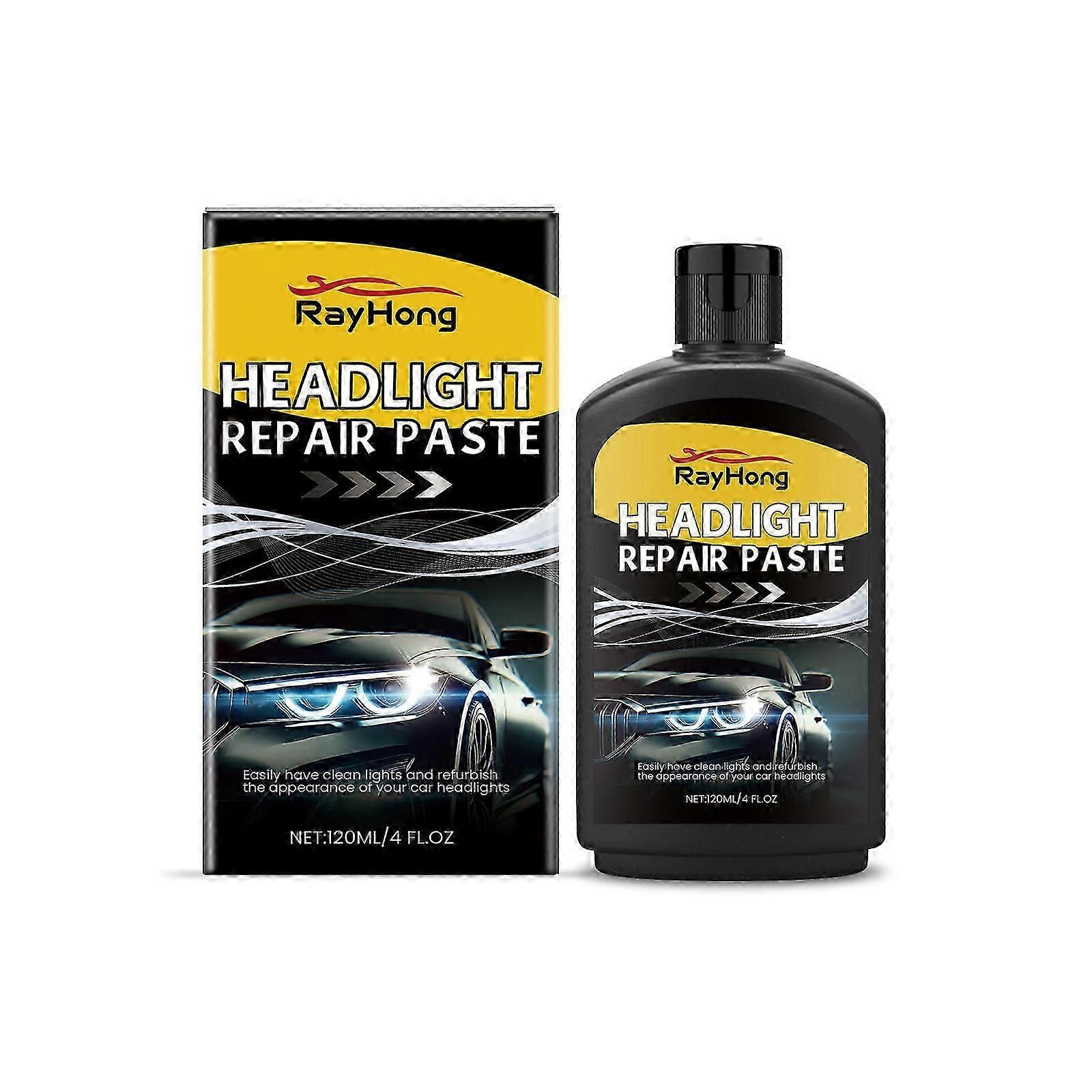 Headlight Restoration Cleaner - 120ml Oxidation Remover & Polishing Agent for Clear, Safe, and Long-Lasting Headlamp Shine | Easy to Use Car Light Res