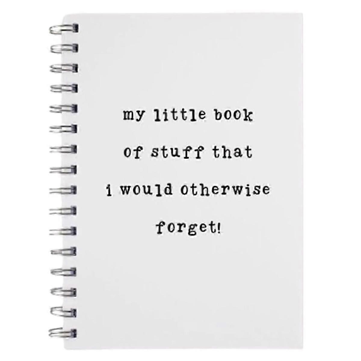 Funny Forgetful Notebook,Funny Notebook Gift, Funny Journal Planner