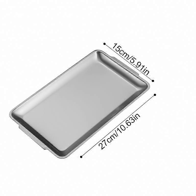 1PC Storage Tray New Thickened Dining Table Decoration Tea Tray Exquisite Rectangular Industrial Multiple Sizes Available