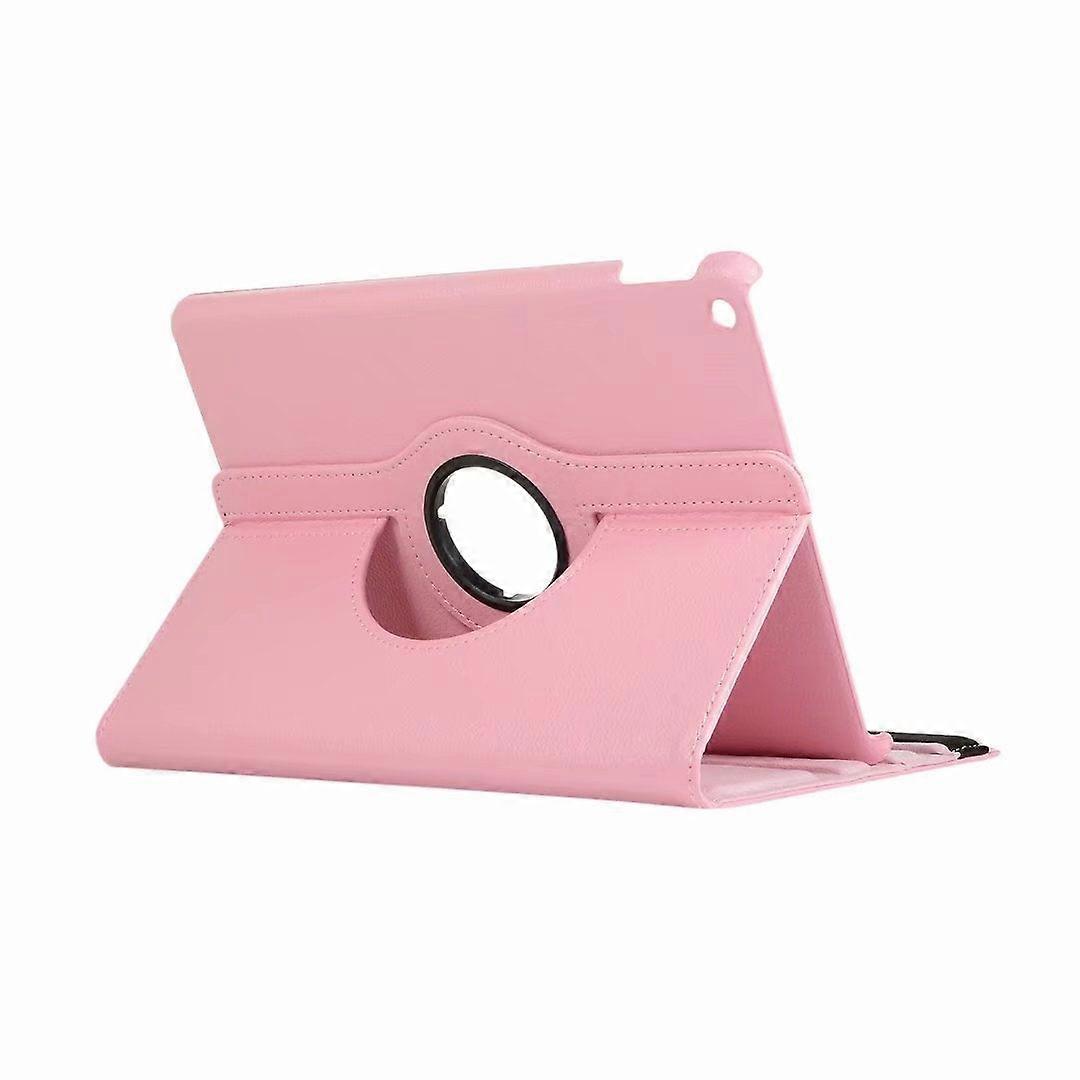 Stylish Case For Ipad Mini6/7 Pink Lychee Pattern 360 Degree Rotatable
