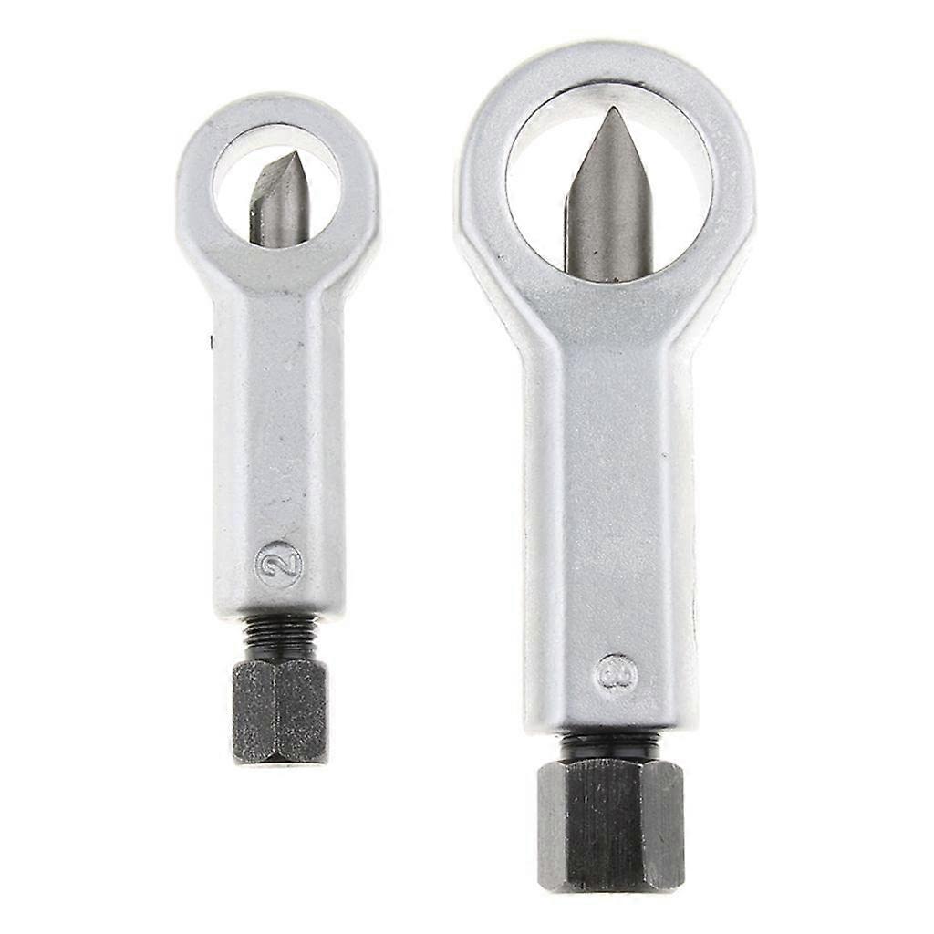 Nut Splitter Set 018mm and 1230mm Heavy Duty Rusted Nut Remover with Dual Size Heads