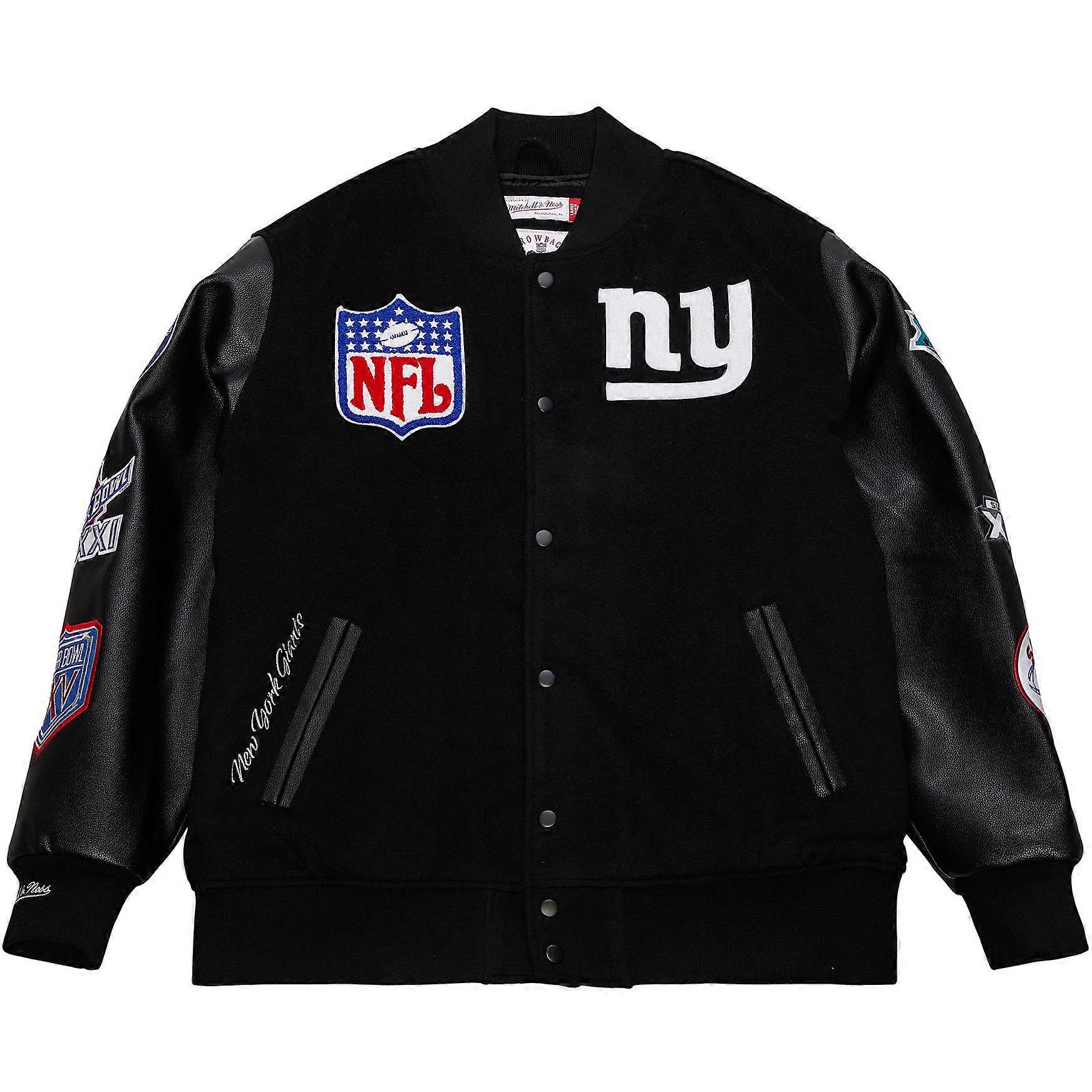 Mitchell & Ness Varsity Jacket BLACKOUT New York Giants