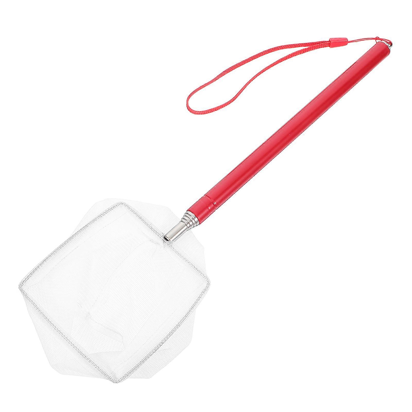 Small Telescopic Shrimp Net for Aquarium Maintenance with Extendable Handle