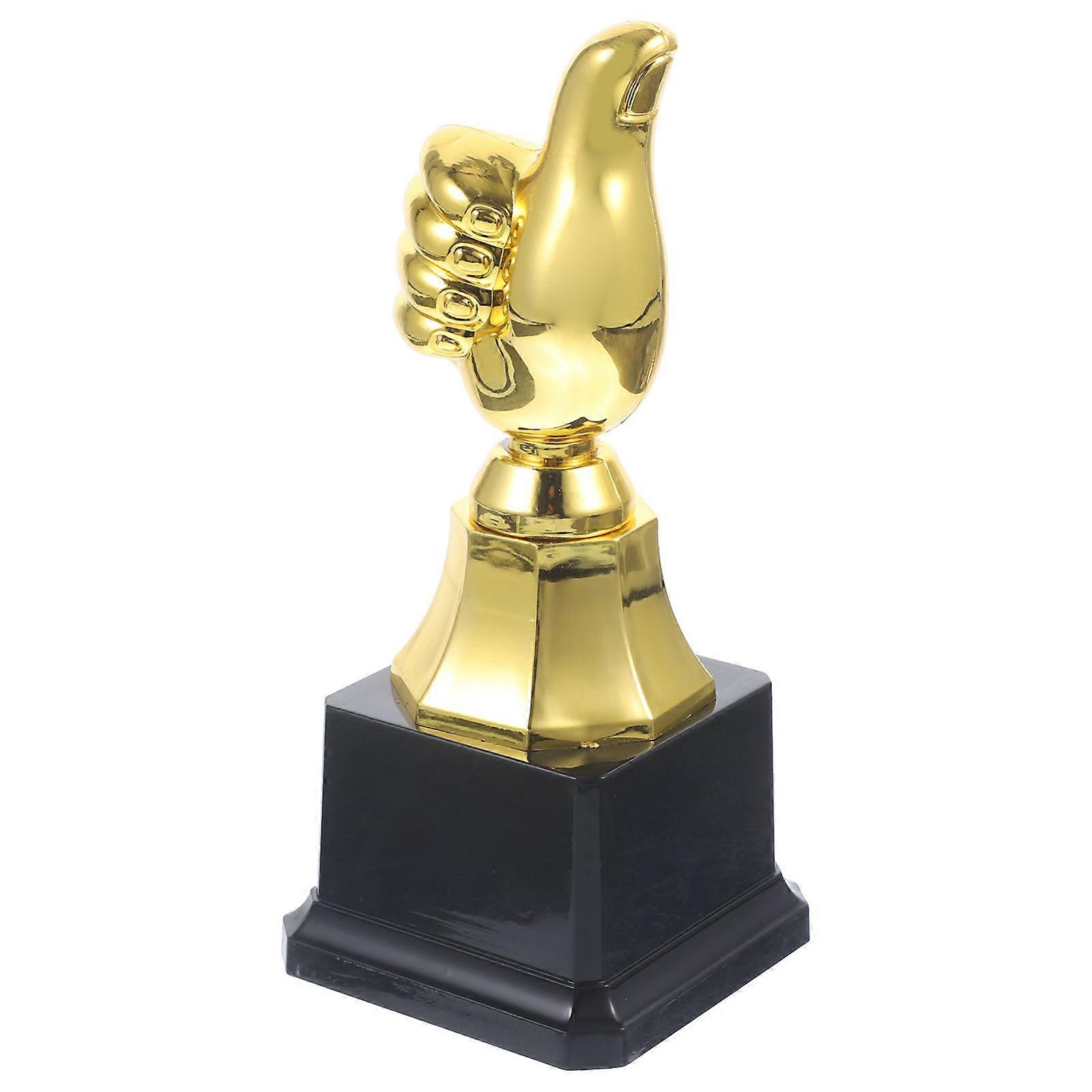 Children Trophy Thumb Trophy for Decor 1Pcs Plastic Award Prize