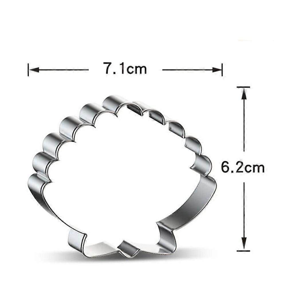 DIY Baking Mold Square Cookie Cutter Stainless Steel 6Pcs Set